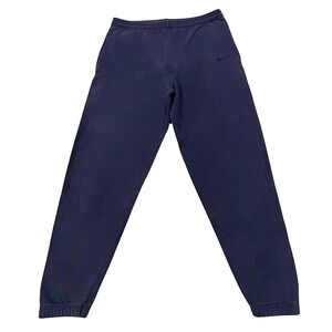 Vintage 90"s Nike Embroidered Swoosh Sweatpants‎ USA Size XL Blue Y2K Joggers